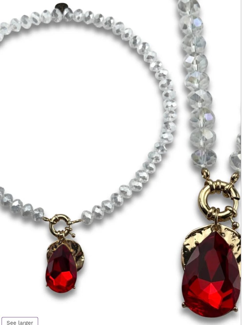 Red Red Rhine Necklace